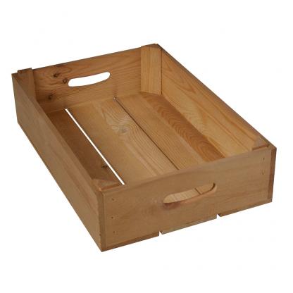 Half Wooden Crate Tray