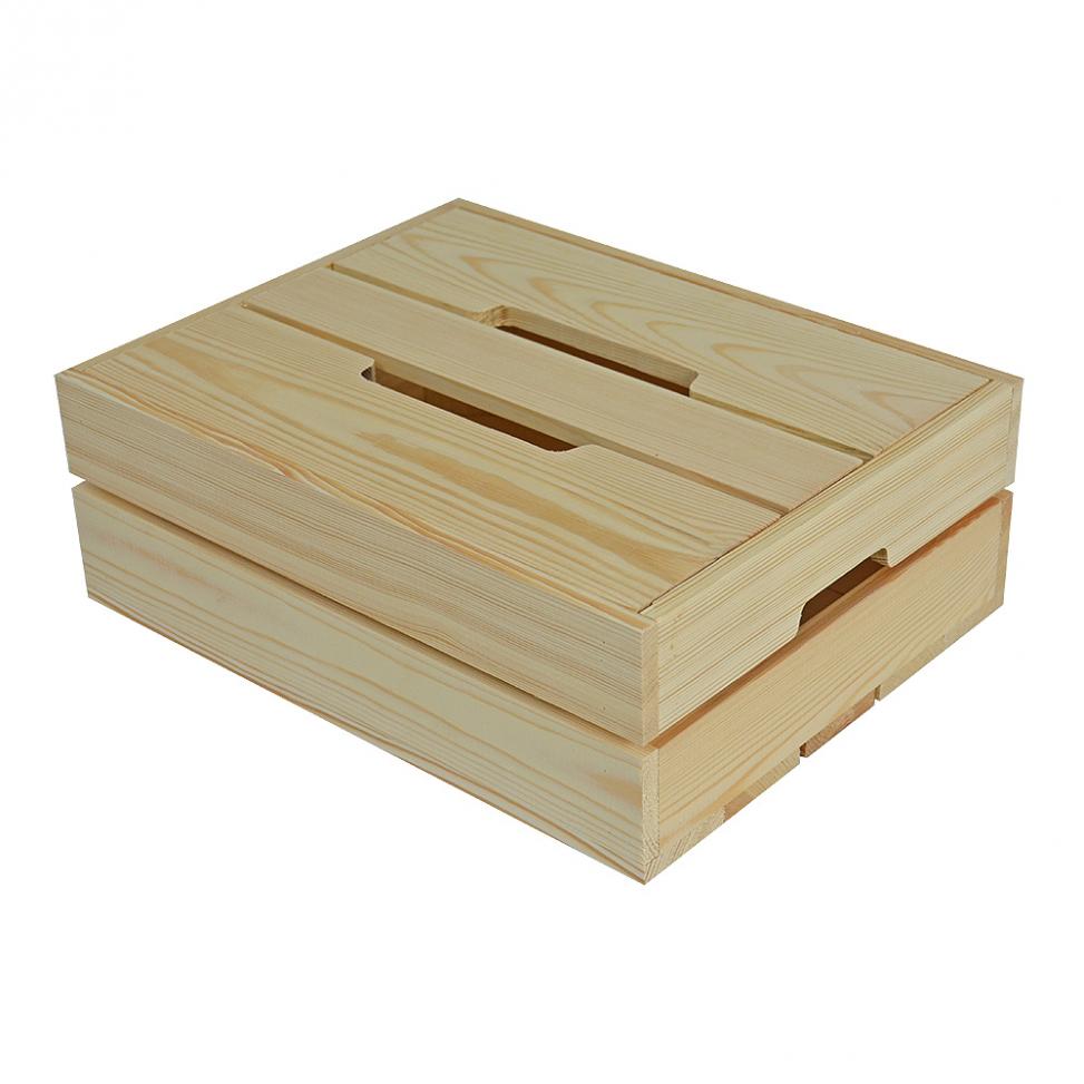 Medium Contemporary Wooden Crate