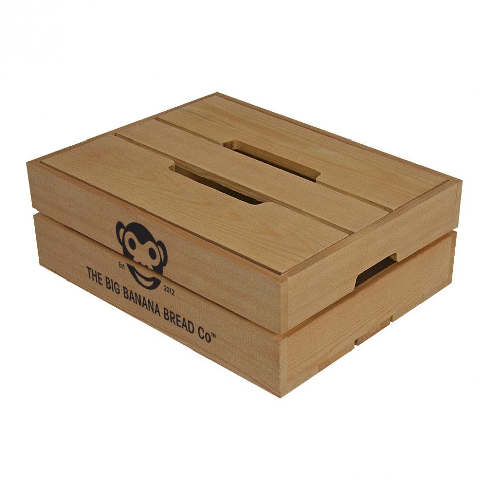 Medium Contemporary Wooden Crate