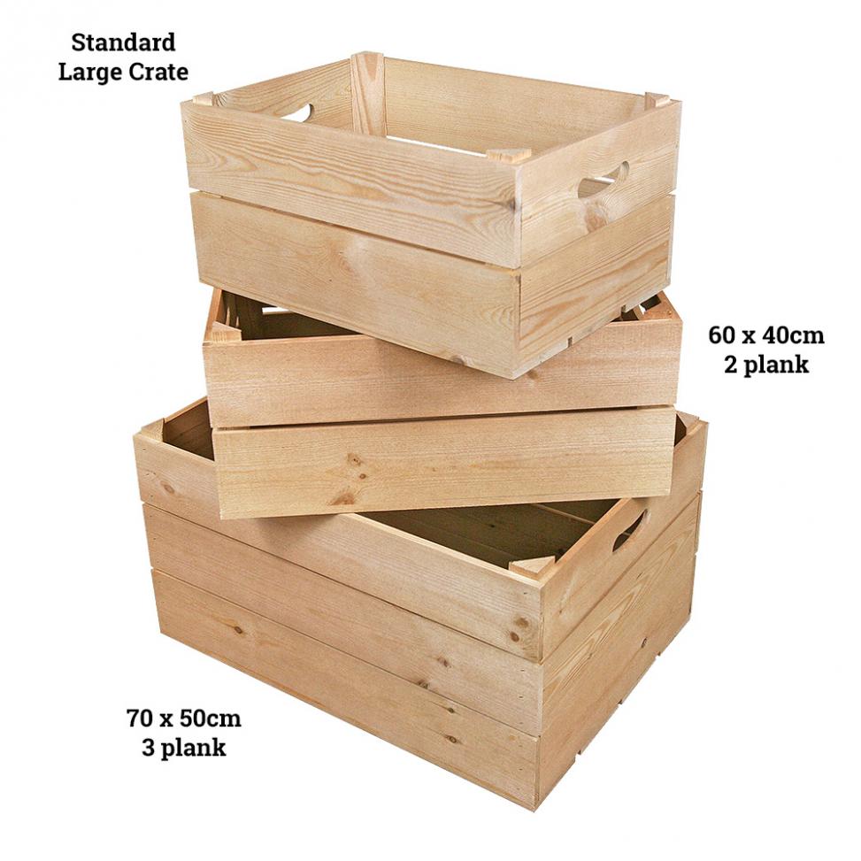 Oversized Wooden Crate