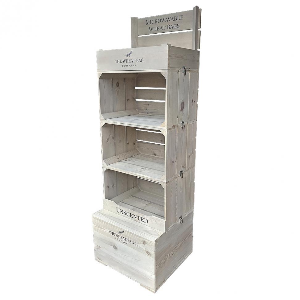 Large Wooden Display Unit