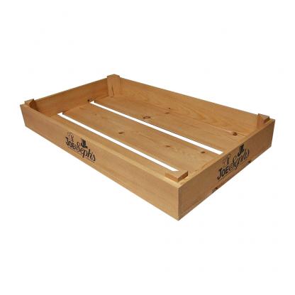 Branded Wooden Food Crates for Sale | Bespoke Catering Display Boards ...