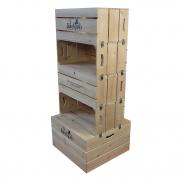 Double Sided 4 Tier Display Unit